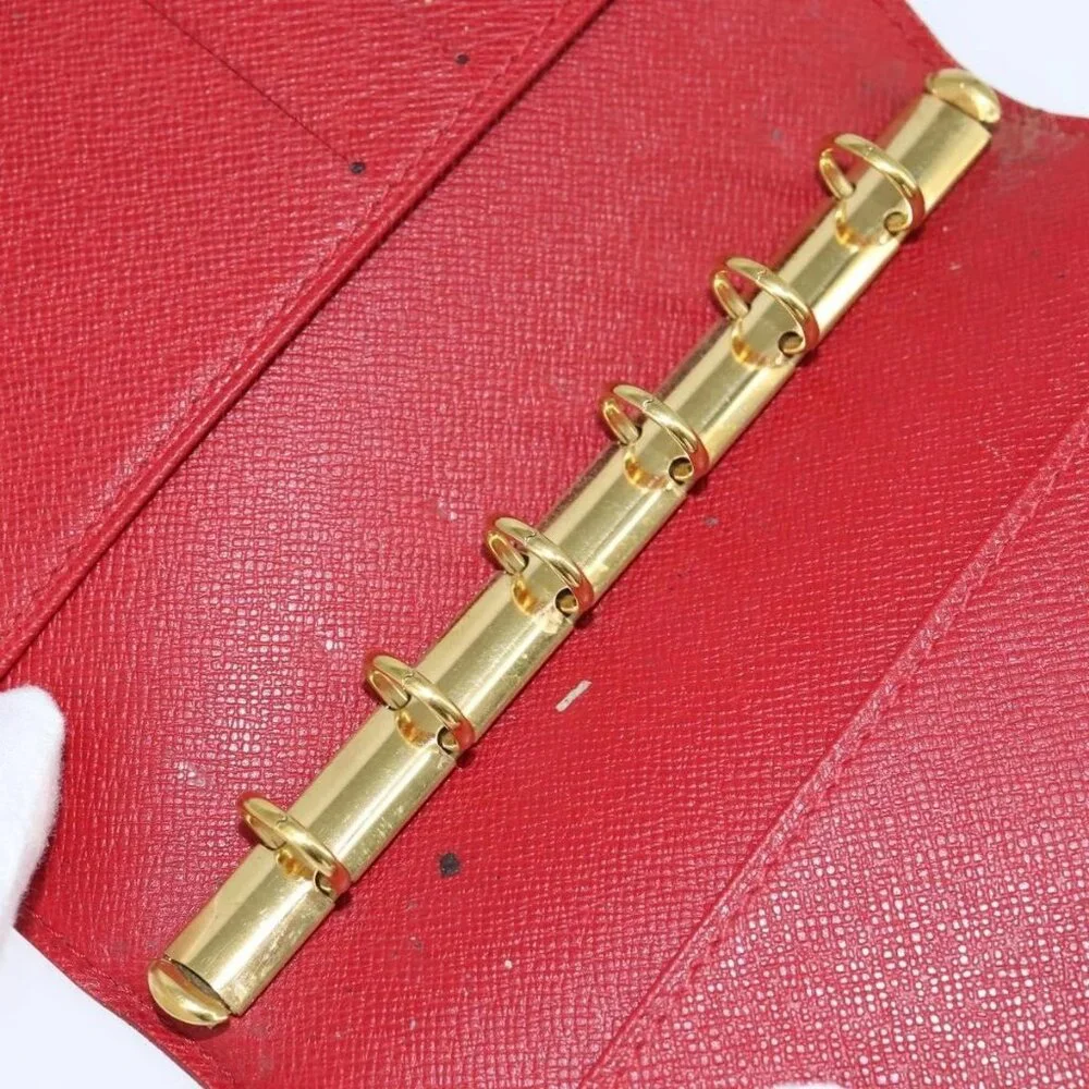 LOUIS VUITTON Epi Agenda PM Day Planner Cover Red